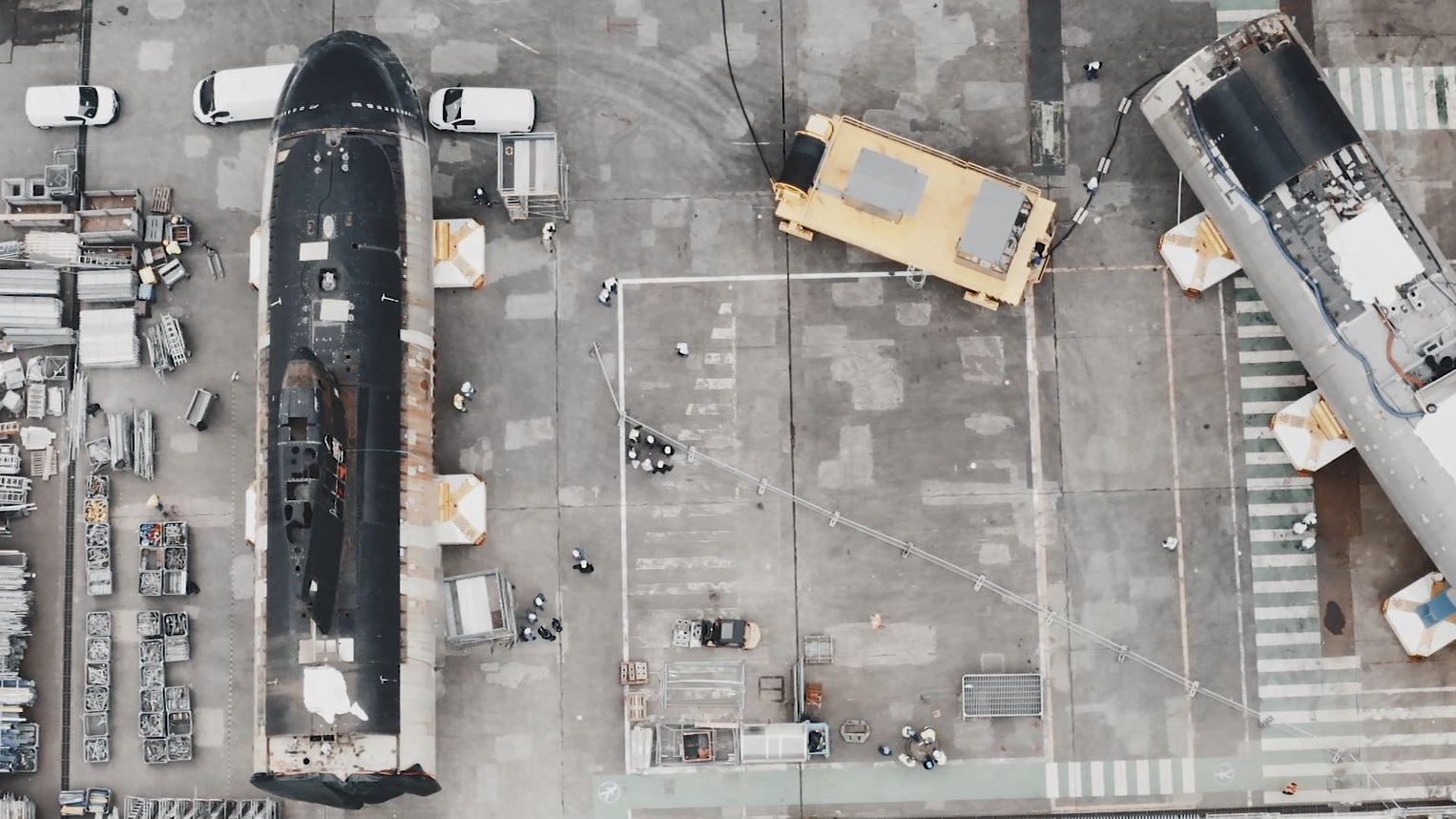 Watch Two French Submarine Halves Get Grafted Together In A Remarkable Repair Job 20 Watch Two French Submarine Halves Get Grafted Together In A Remarkable Repair Job