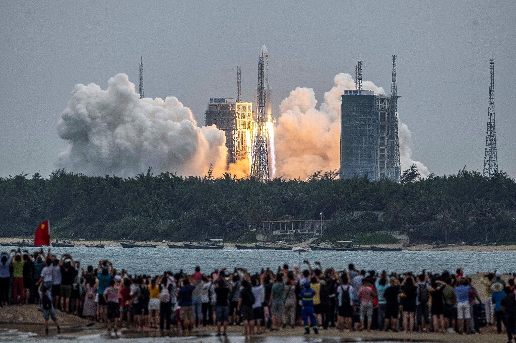 US watching Chinese rocket's erratic re-entry: Pentagon