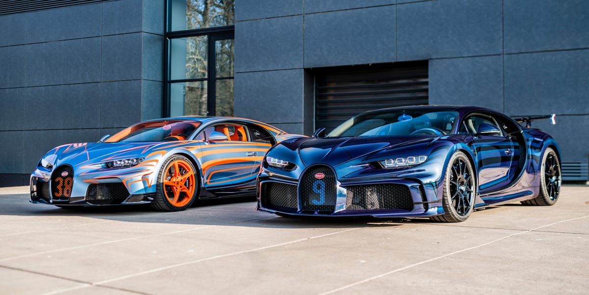 View Photos of the Bugatti Chiron Sur Mesure 'Vagues de Lumière'