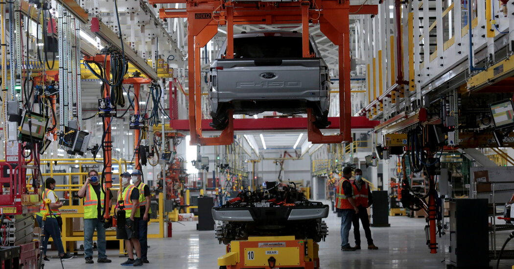 Ford Will Build 4 Factories in a Big Electric Vehicle Push