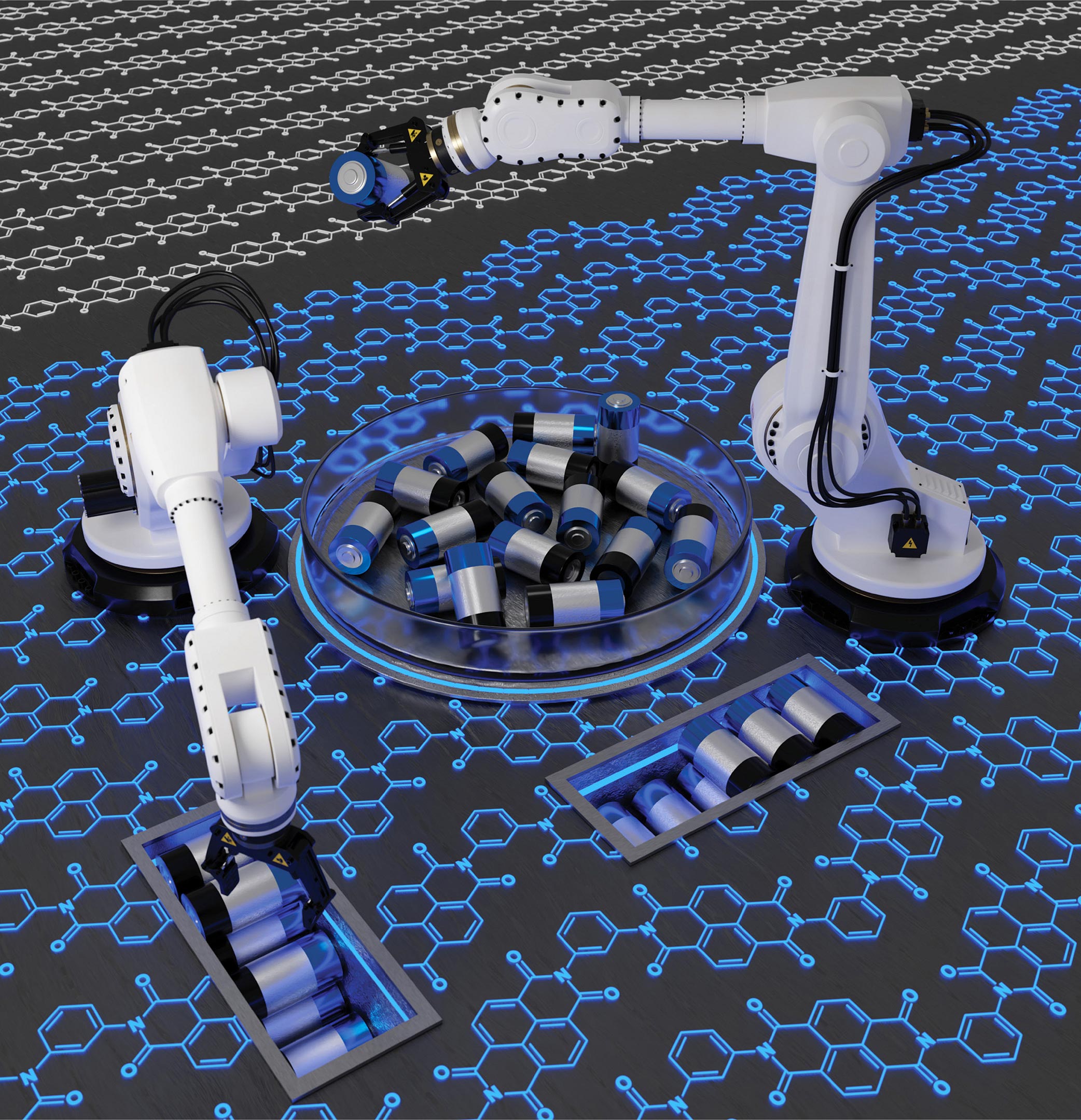 An Attractive Cheap Organic Material for New Generation of Batteries