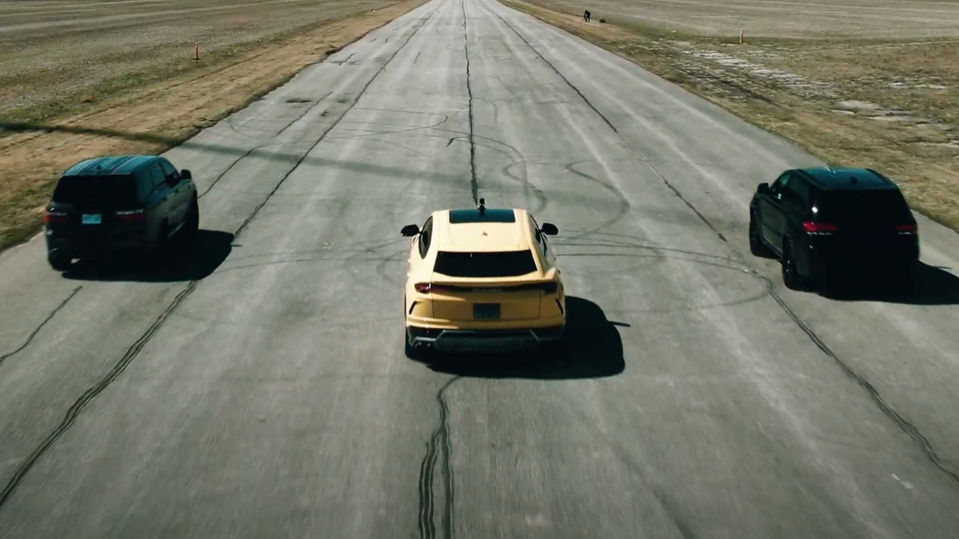 Durango Hellcat Drag Races Jeep Trackhawk, Urus In Potent SUV Showdown 105 Durango Hellcat Drag Races Jeep Trackhawk, Urus In Potent SUV Showdown