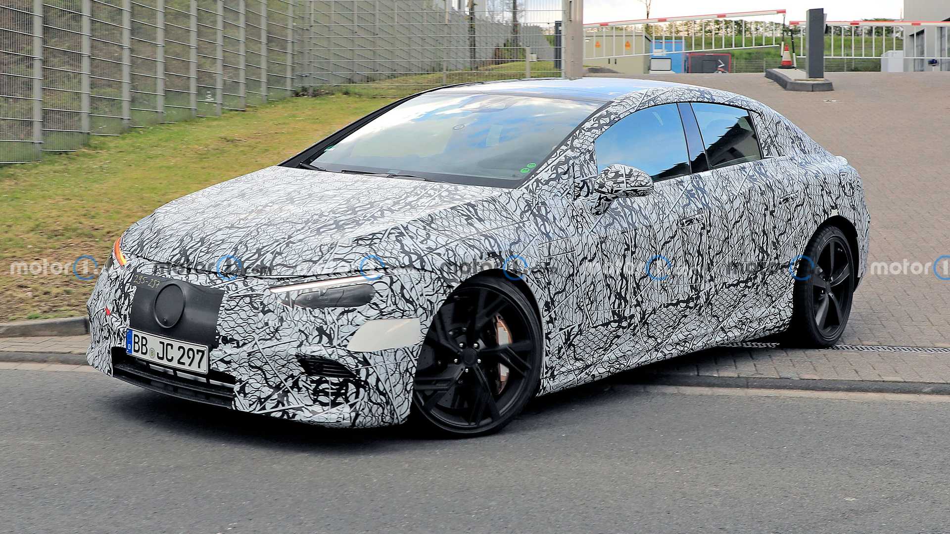 Mercedes-AMG EQE Spied For The First Time To Confirm Rumors