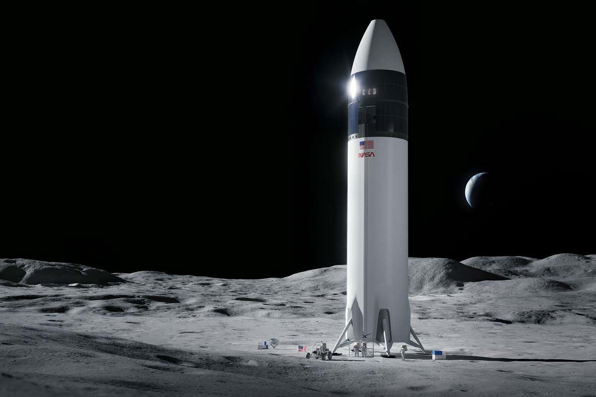 NASA has selected SpaceX to build a lander to take humans to the moon