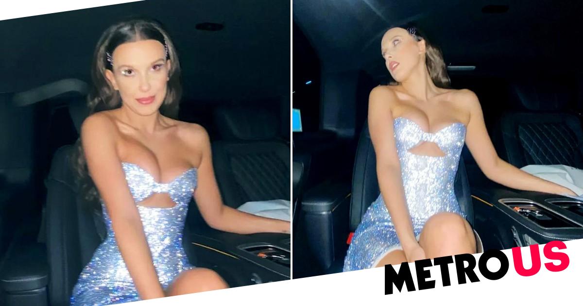 Stranger Things' Millie Bobby Brown glams up for 18th birthday night out