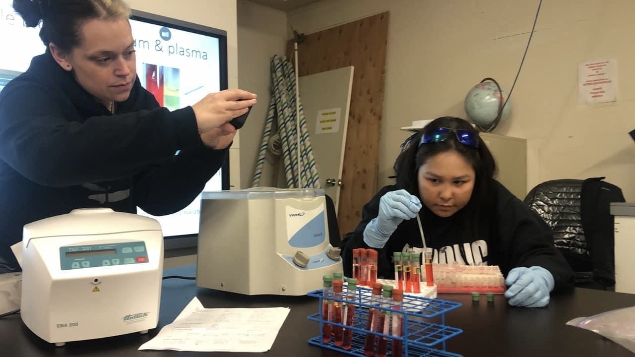 New training builds local capacity for beluga sampling in Tuk