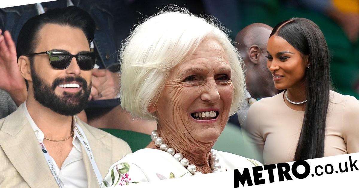 Rylan, Mary Berry and Ciara lead stylish arrivals for Wimbledon day 4 30 Rylan, Mary Berry and Ciara lead stylish arrivals for Wimbledon day 4