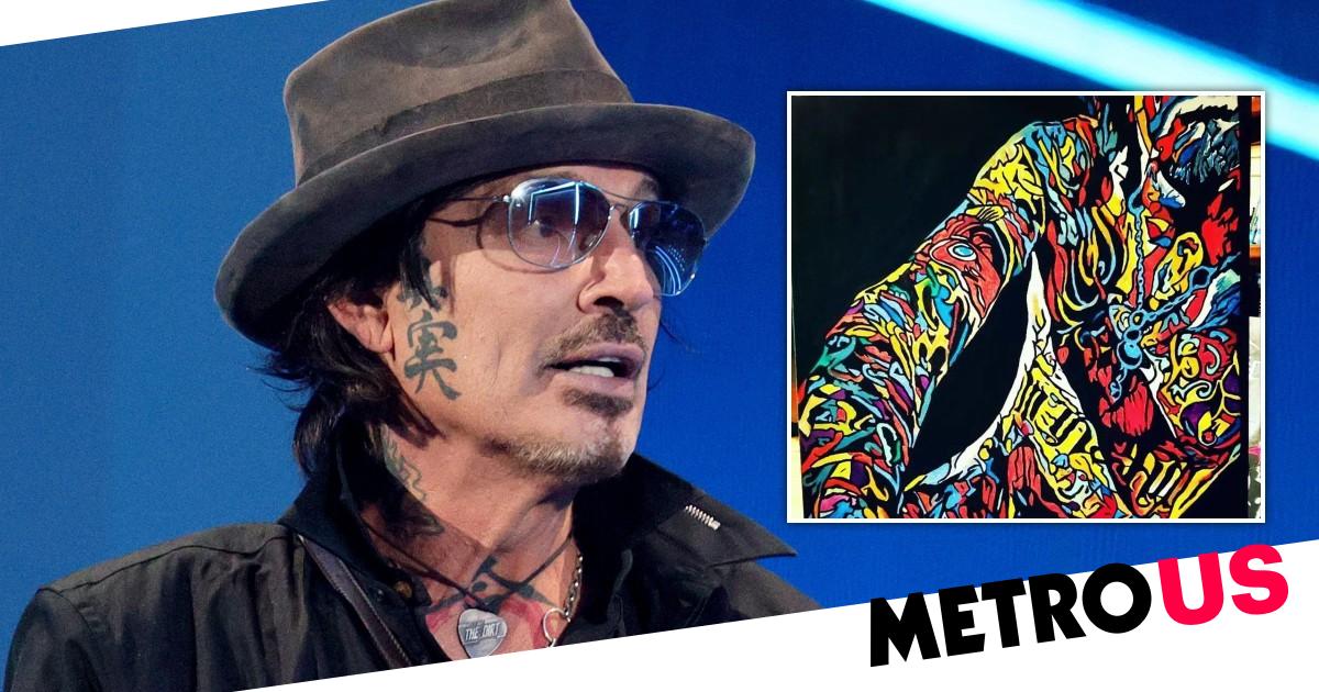 Motley Crue’s Tommy Lee is unrepentant as he reposts explicit photo in art form