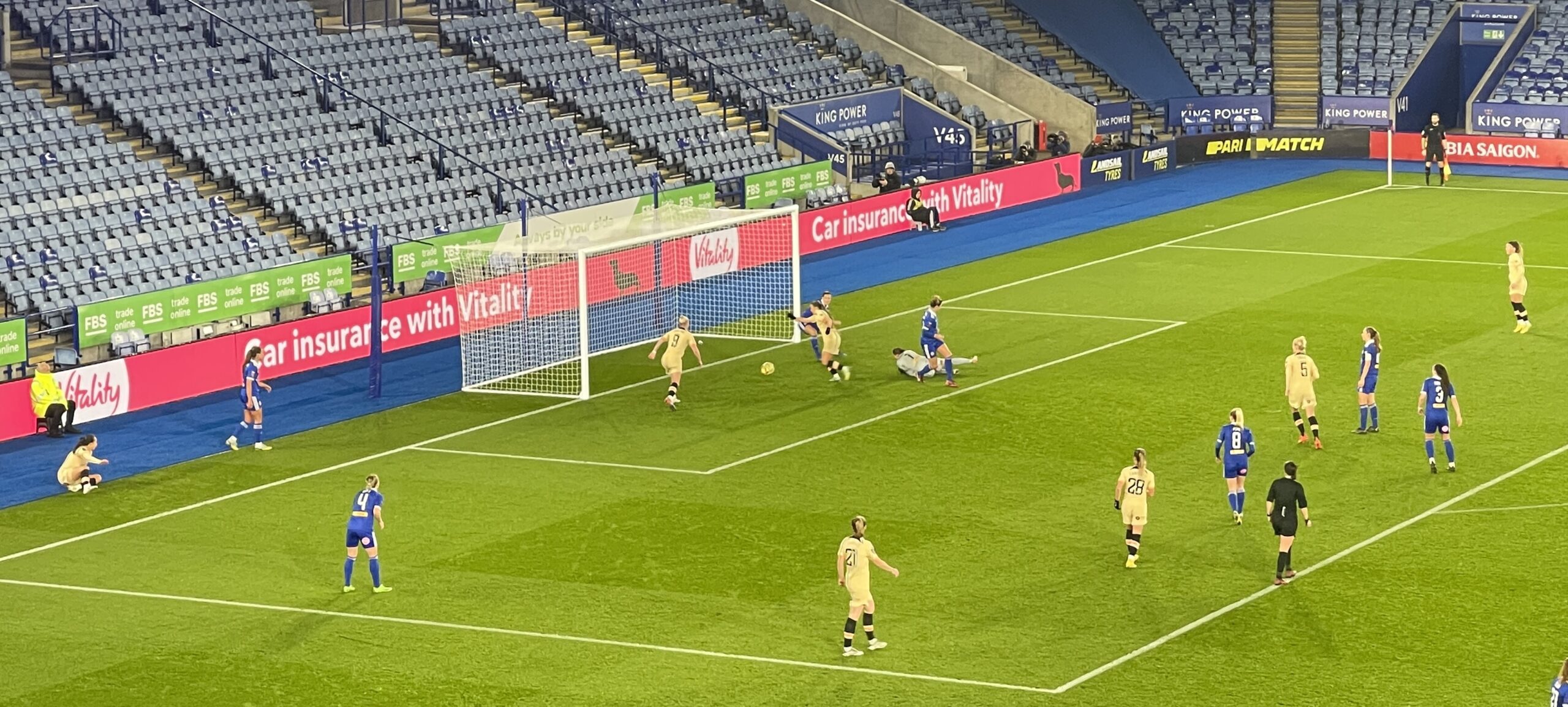 Chelsea hammer lowly Leicester 8-0 and return to the top of the WSL